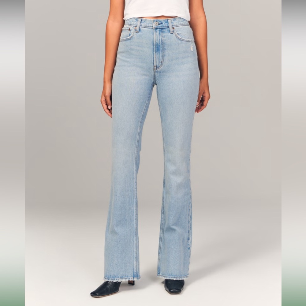 Abercrombie Flare Light Blue Women's Jeans